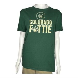 The Concert Tee District Cannabis Colorado Fattie Imperfection T-shirt Sz Large